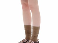 Stand Oil Strap Mary Jane Sneakers — Brown Combi